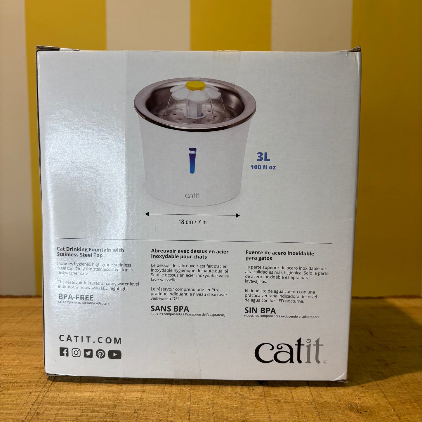 Catit Stainless Steel water fountain