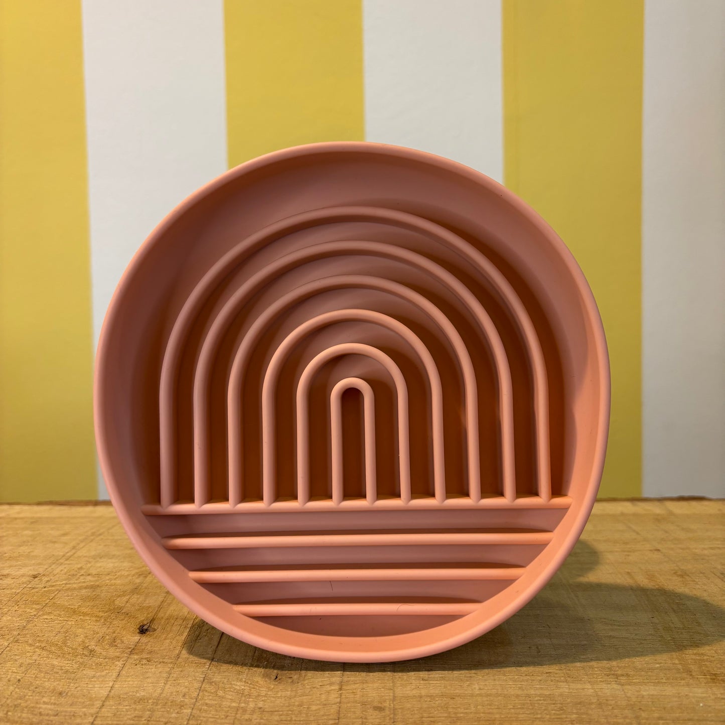 Silicone Rainbow Slow Bowl