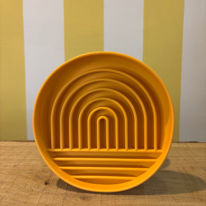 Silicone Rainbow Slow Bowl